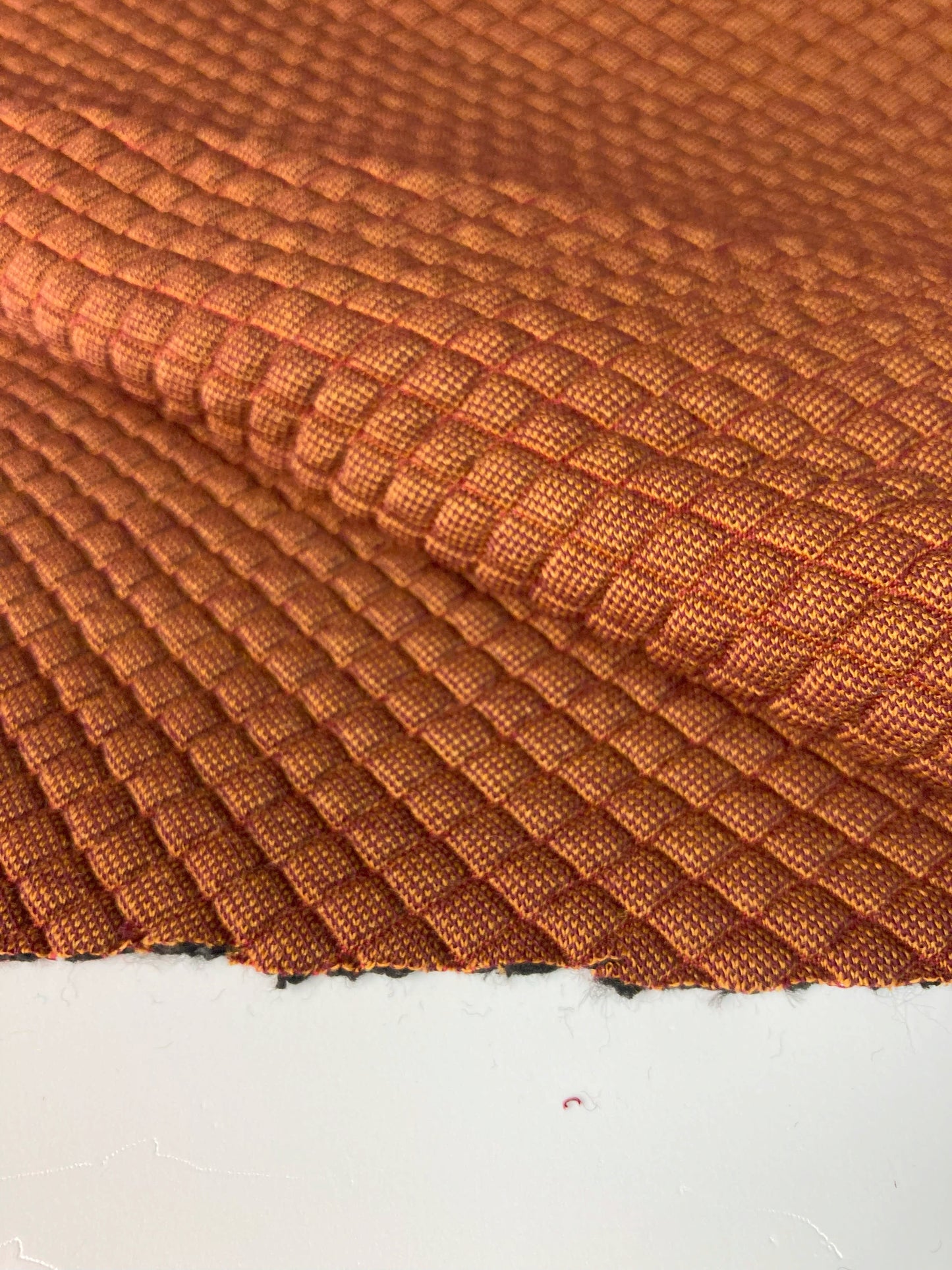 Designed by Kvadrat Febrik Mosaic 2 a knitted three-dimensional upholstery textile
