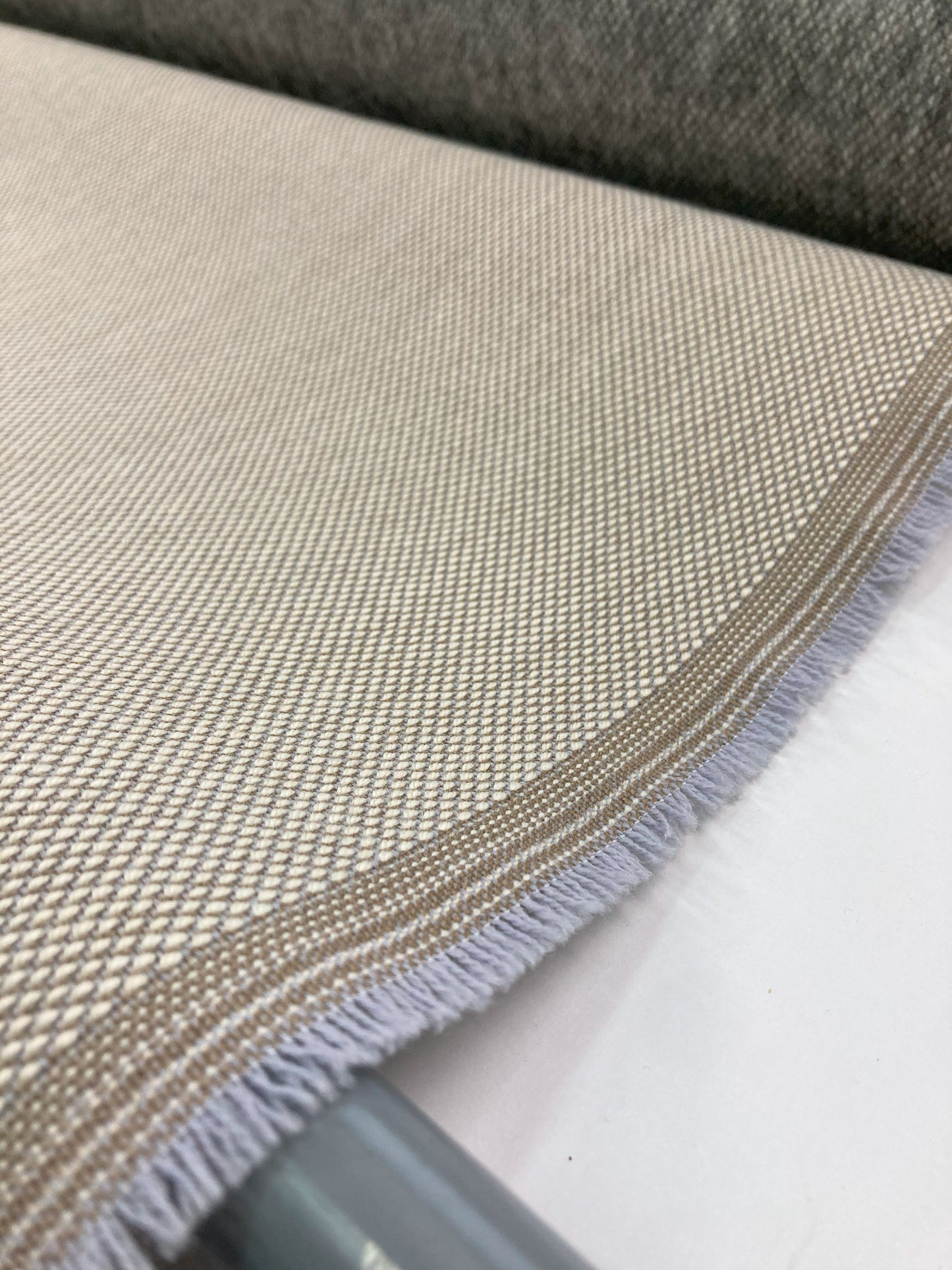 Kvadrat SteelCut Trio 3 by Frans Dijkmeijer | Giulio Ridolfo wool upholstery fabric